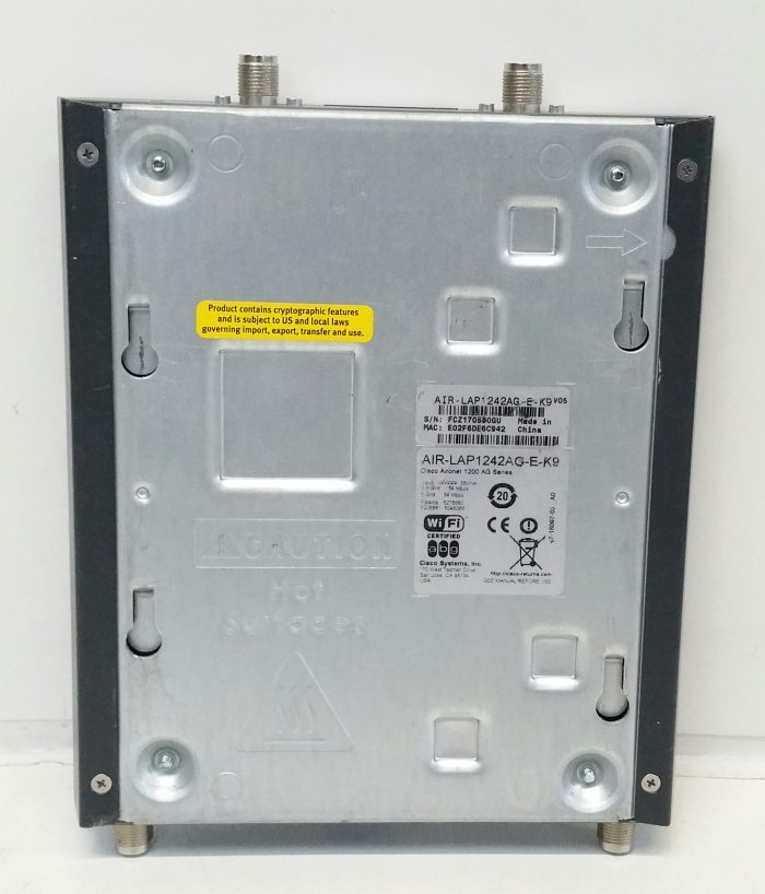 Cisco Systems AIR-LAP1242AG-E-K9 VO5 Aironet 1200 AG Series Access Point - Image 4