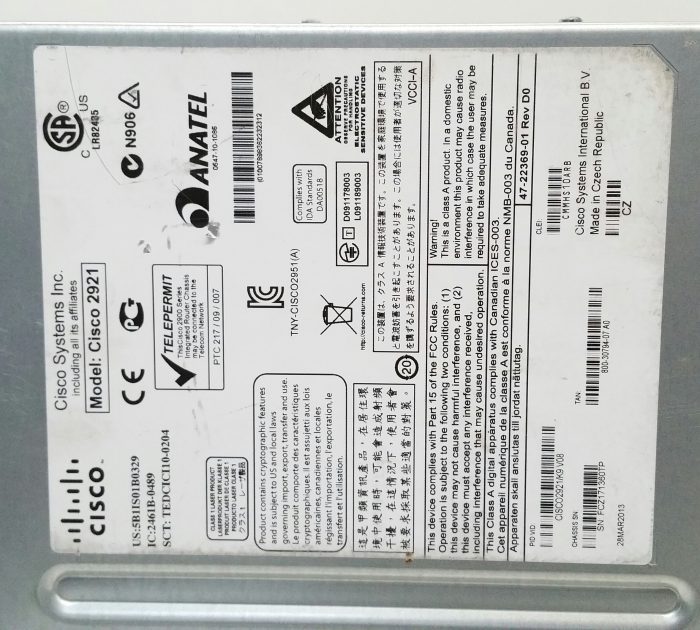 Cisco 2921 Cisco 2900 Series - Image 3