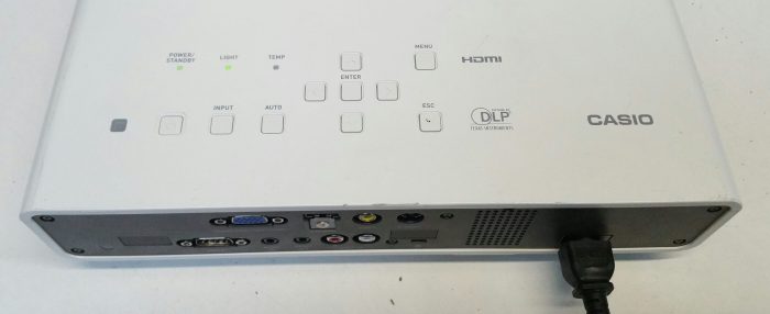 Casio XJ-M130 Data Projector with 3549 Lamp Hours Used - Image 2