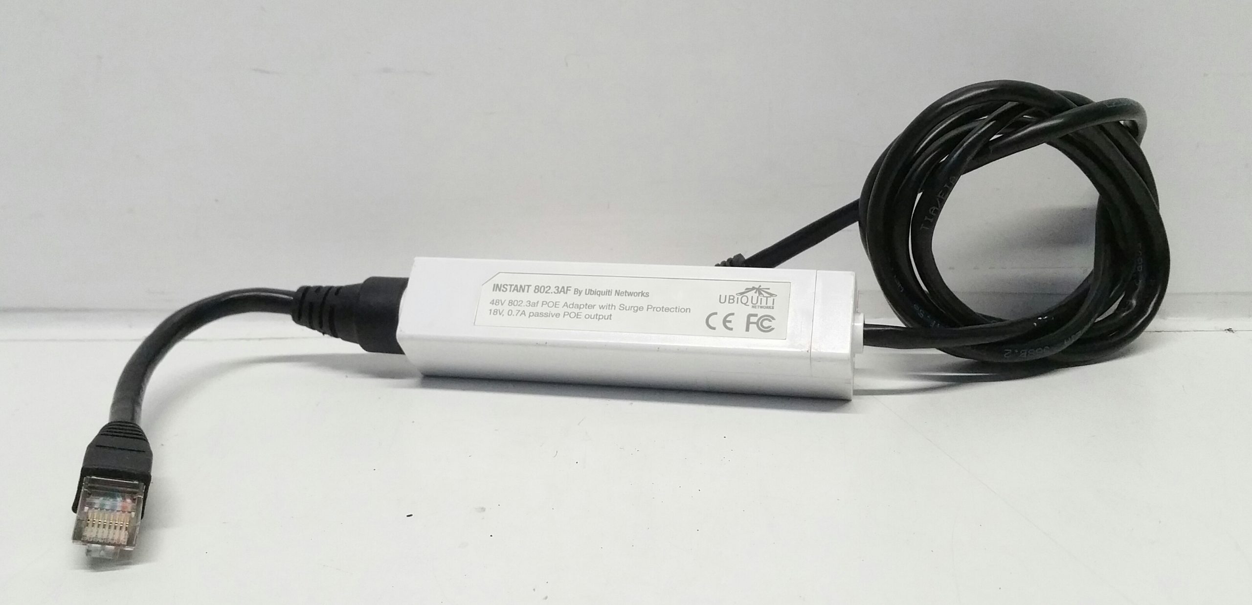 20180304_181255-1 Ubiquiti Instant 802.3AF 48V PoE Adapter with Surge Protection - Image 1