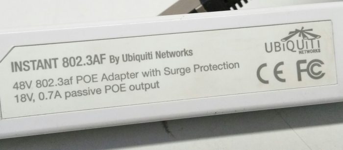 Ubiquiti Instant 802.3AF 48V PoE Adapter with Surge Protection - Image 3