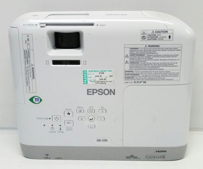 Epson EB-S39 H854B LCD Projector - Image 7