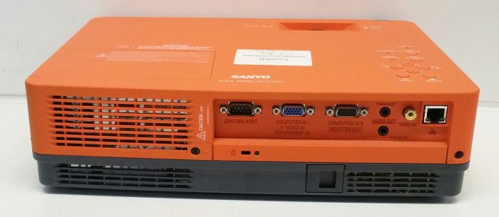 Sanyo XGA PLC-XE33 Projector Orange - Image 5