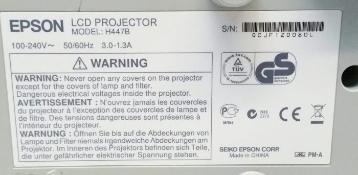 Epson EB-420 H447B LCD Projector - Image 3