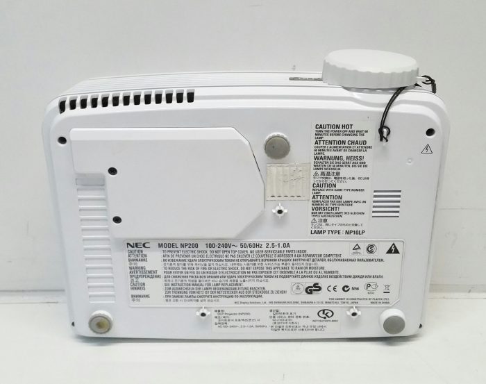 Nec HP-200 Projector #3834 - Image 4