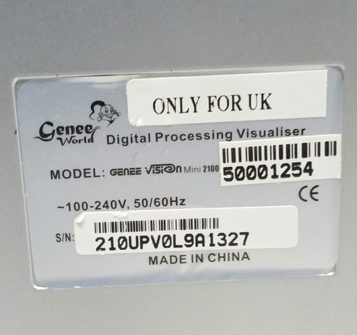 Gene Vision Mini 2100 Digital Processing Visualiser Camera - Image 3