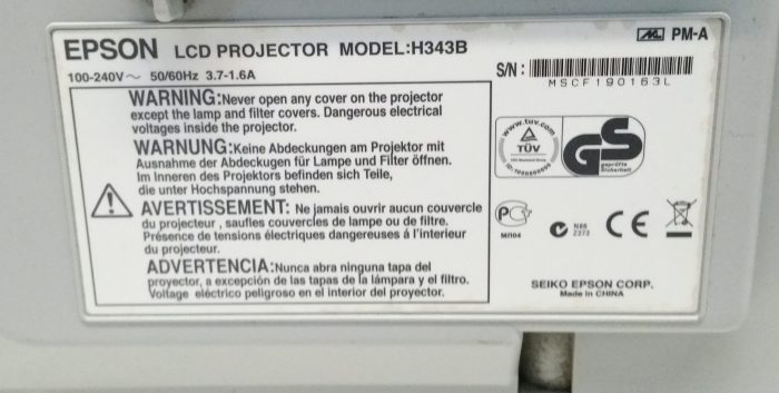 Epson EB-460H343B LCD Projector - Image 4