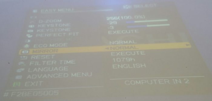 Hitachi CP-A221N LCD Projector w 1079 Lamp Hours Used - Image 2