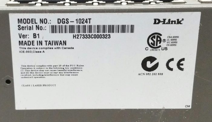 D-Link DGS-1024T 24-Port Gigabit Ethernet Switch - Image 3