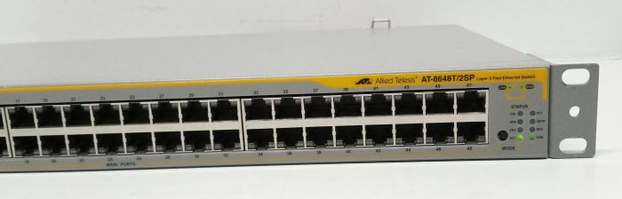 Allied Telesis AT-8648T/2SP Layer 3 2 SFP 48 Port Fast Ethernet Switch - Image 6