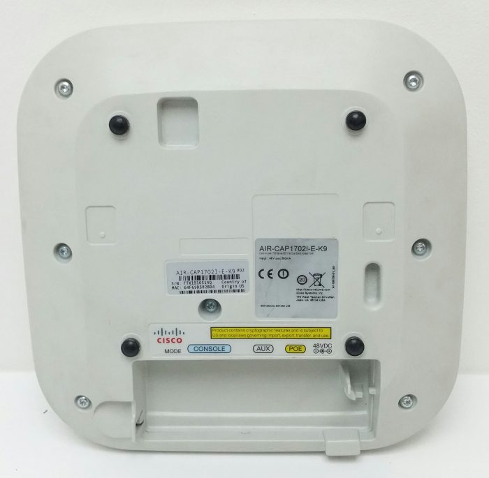 Cisco AIR-CAP1702I-E-K9 V02 Cisco Aironet 1700 Series 802.11ac Dual Band PoE Access Point - Image 4