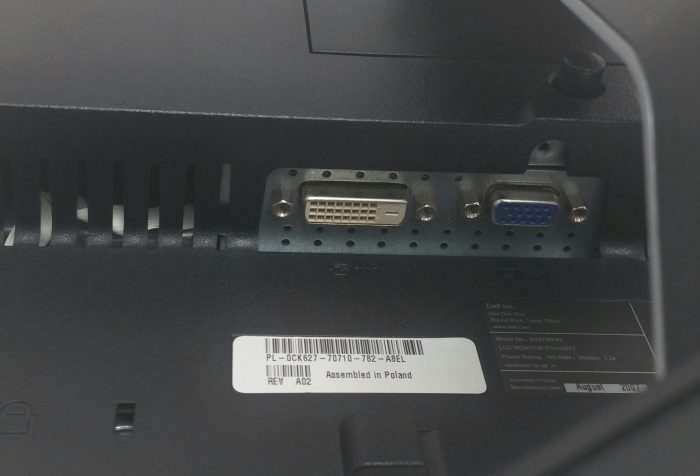 Dell E207WFPc 20" VGA DVI-D LCD Monitor Screen - Image 3