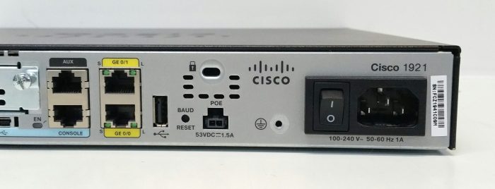 Cisco 1921 1900 Series PoE Integrated Service Router - Image 5