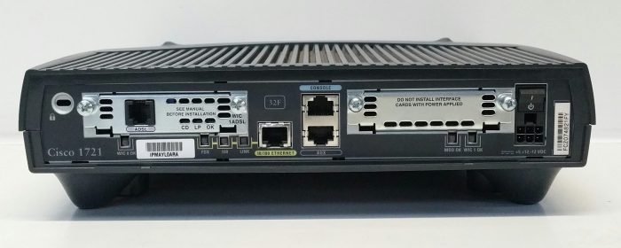 Cisco 1700 Series (1721) Modular Access Router With No Power Supply Unit PSU - Image 6