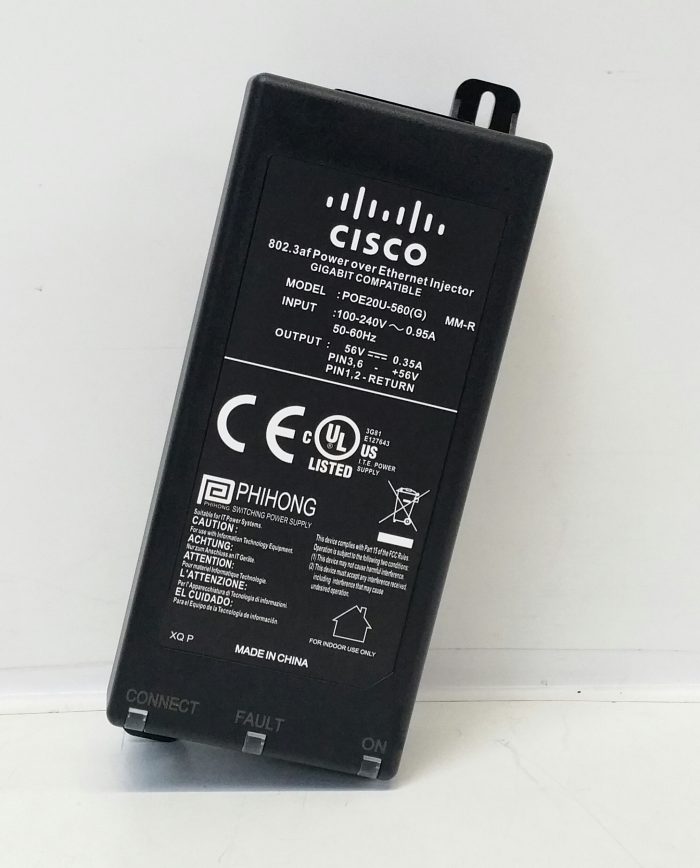 Cisco POE20U-560(G) MM-R 802.3af Power Over Ethernet Injector Gigabit Compatible With Power Cable - Image 5