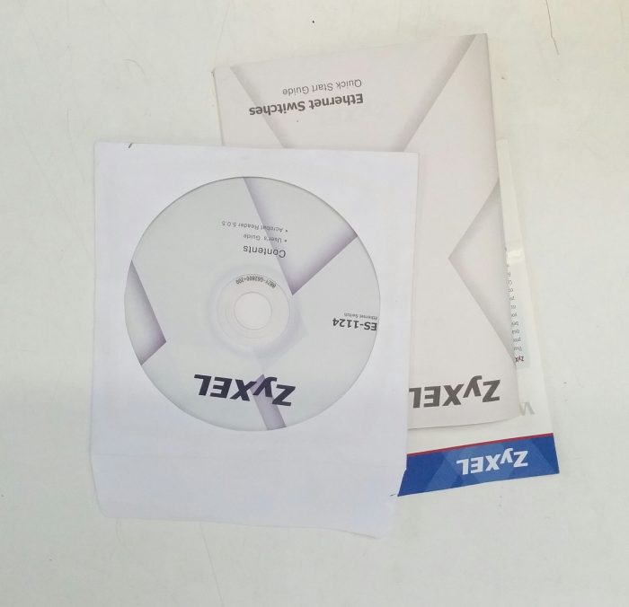Zyxel ES-1124 24 Ports Gigabit Ethernet Switch + Quick Start Guide + Disc - Image 4