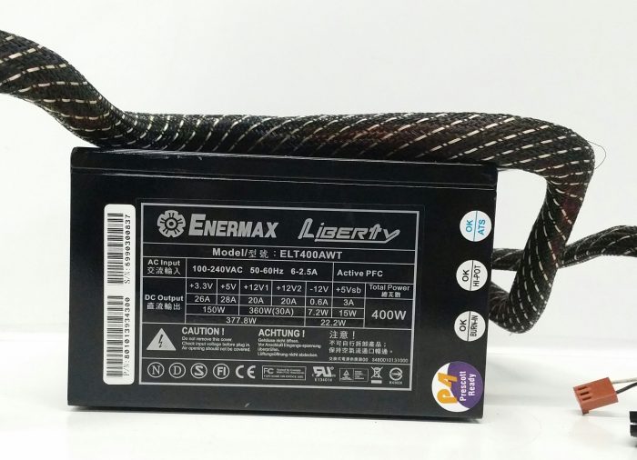 Enermax Liberty ELT400AWT 400W Max Power Supply Unit - Image 3