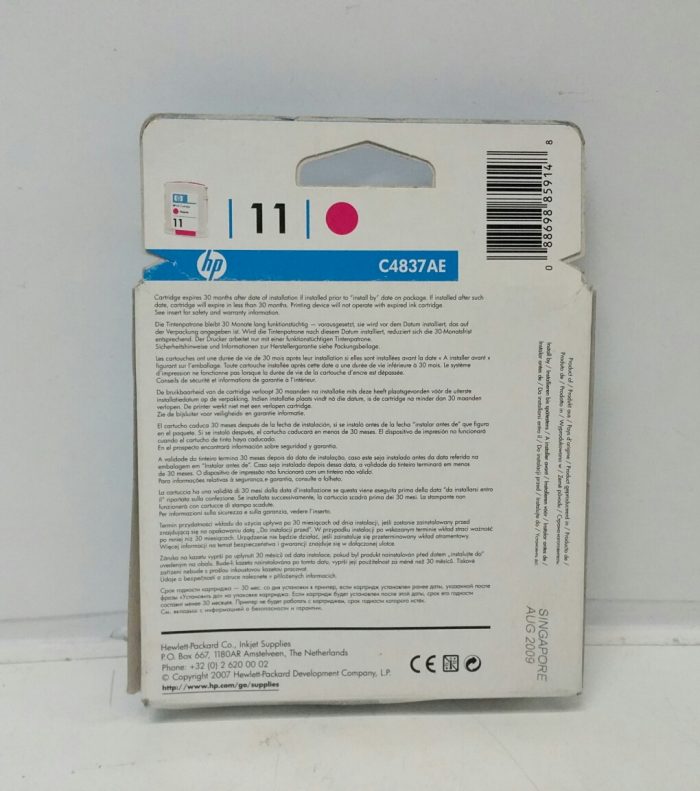 HP 11 C4837AE Magenta HP Business Inkjet Print Cartridge - Image 4