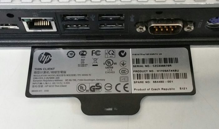HP t610 TPC-W006-TC Thin Client - Image 3