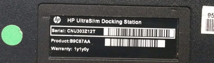 HP B9C87AA HP Ultraslim Docking Station - No PSU - Image 3