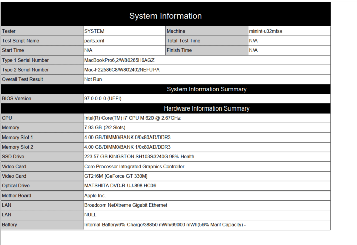 Macbook Pro A1286 - i7-620M 2.67GHz - 8GB DDR3 - 240GB SSD - High Sierra 10.13 (Mid 2010) - Image 2