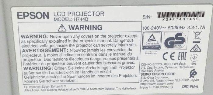 Epson EB-685W H744B LCD Projector - Image 3