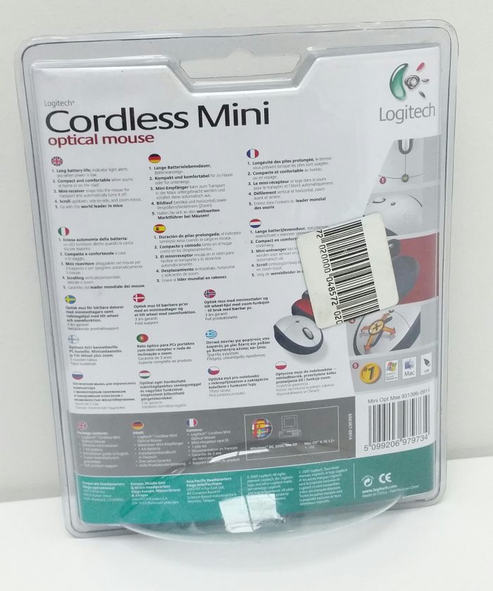 Logitech Cordless Mini Optical Mouse - Image 3