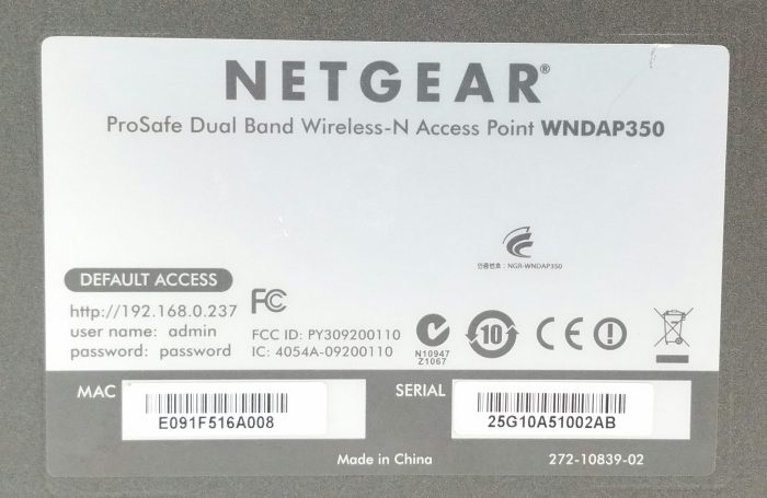 Netgear WNDAP350 ProSafe Dual Band Wireless-N Access Point - Image 3