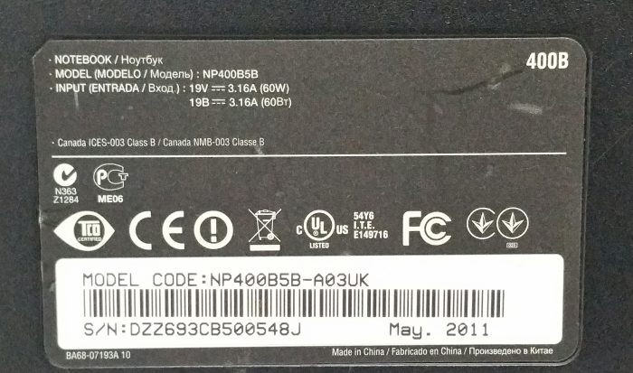 Samsung NP400B5B Windows 10 Pro 15.6" Laptop - Image 4