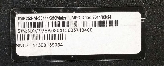Acer Travel Mate P253 TMP253-M-33114G50Maks Windows 10 Pro 15.6" Laptop - Image 3