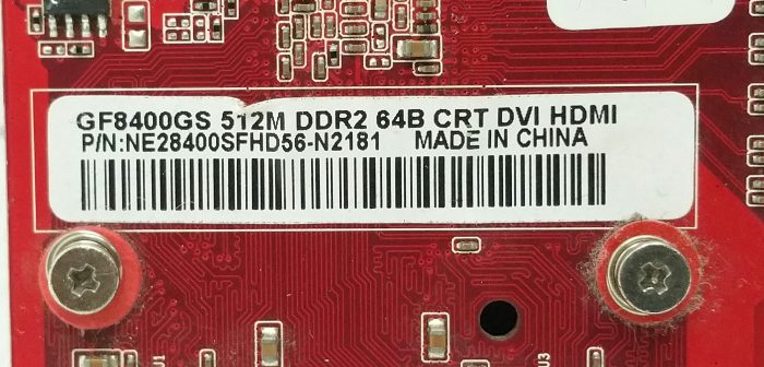 Palit GF8400GS 512m DDR2 64B CRT DVI HDMI Graphics Card - Image 3