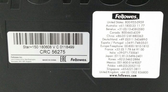 Fellowes Star+150 Manual Comb Binding Machine - Image 3