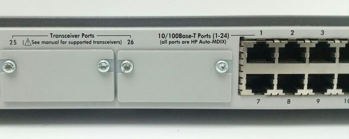 HP Procurve 2524 J4813A 10/100Base-T Ports 24 Ports Network Switch - Image 6