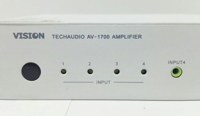 Vision Techaudio AV-1700 Amplifier 4 X Stereo Inputs - Image 3