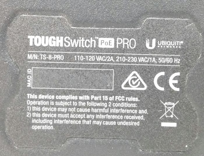 Ubiquiti TS-8-PRO Tough Switch PoE Pro Switch - Image 3