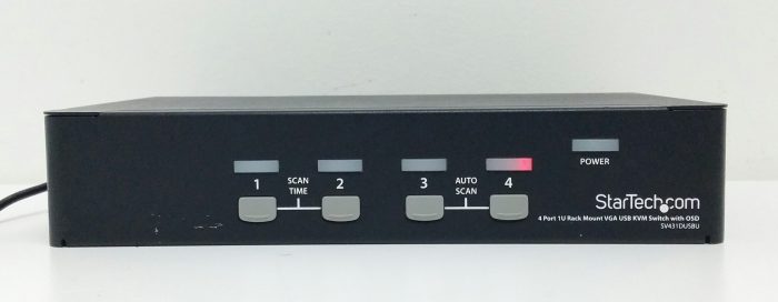 Startech.com SV431DUSBU 4 Port 1 U Rack Mount VGA USB KVM Switch With OSD - Image 2
