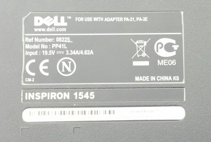 Dell Inspiron 1545 PP41C Windows 10 Pro 15.6" Laptop - Image 3