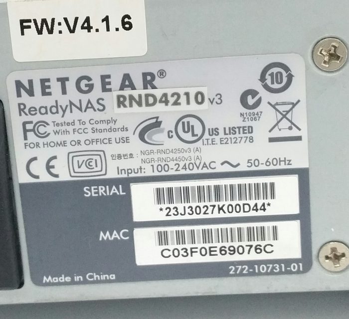 Netgear ReadyNAS RND4210 v3 Network Storage Box - Image 3