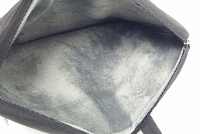 Arvok Fleece Laptop bag Black - Image 5
