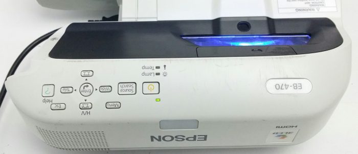 Epson EB-470 H456B LCD Projector 1676 Lamp Hours Used - Image 10