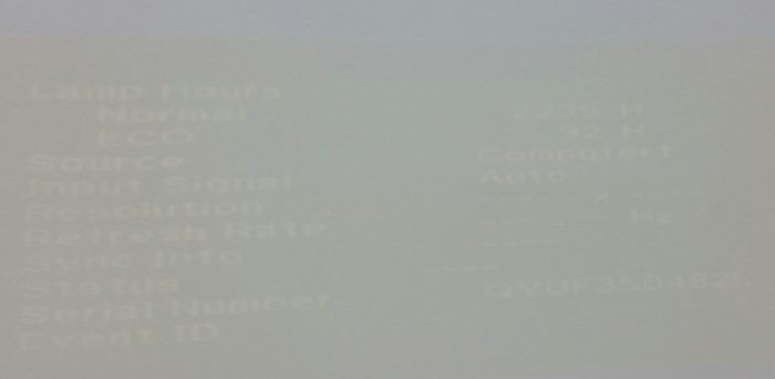 Epson EB-470 LCD Projector 2327 Lamp Hours Used H456B - Image 2
