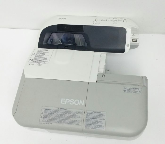 Epson EB-470 LCD Projector 2647 Lamp Hours Used H456B - Image 6