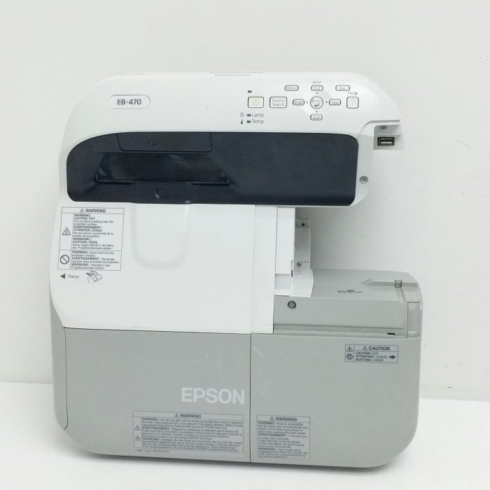 Epson EB-470 LCD Projector 1568 Lamp Hours Used H456B - Image 10