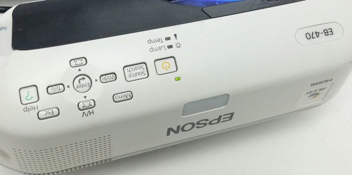 Epson EB-470 LCD Projector 2038 Lamp Hours Used H456B - Image 9
