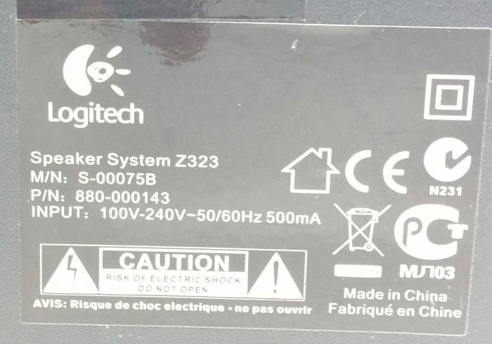 Logitech Z323 Computer Speaker System - Image 3