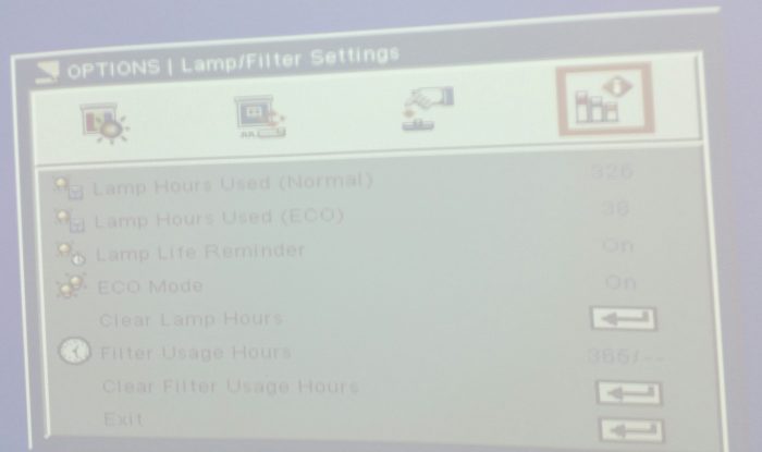 Nec U250X NP-U250X HDMI VGA DLP Projector 364 Lamp Hours Used - Image 2