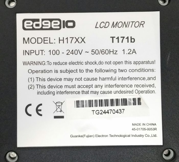 Edge10 H17XX VGA 17" LCD Monitor - Image 3