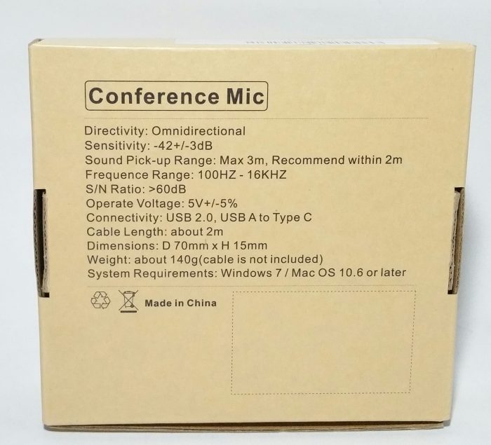 USB 2.0 X0018R8FS1 USB Conference Microphone - Image 6