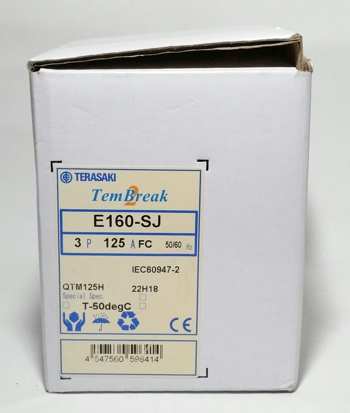 Terasaki E160-SJ 40amp 16ka Triple Pole MCCB TemBreak Damaged Case - Image 3
