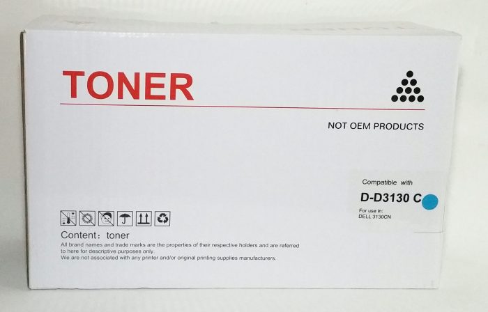 D-D3130C Toner Cartridge for Use In Dell 3130CN Cyan - Image 2